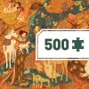 Djeco Művész puzzle - Egyszarvú és a hölgy, 500 db-os - Unicorn lady