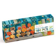   Djeco Művész puzzle - Erdei barátok, 100 db-os - Forest friends