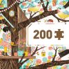 Djeco Művész puzzle - Faház, 200 db-os - Tree hause