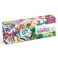   Djeco Művész puzzle - Szivárványos tigrisek, 1000 db-os - Rainbow Tigers