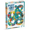 Djeco Művészeti puzzle - Polip, 350 db-os - Octopus