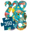 Djeco Művészeti puzzle - Polip, 350 db-os - Octopus