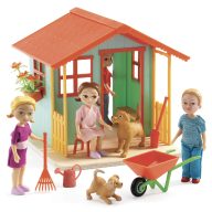   Djeco Babaházak, kiegészítők - A kerti ház - Garden playhouse