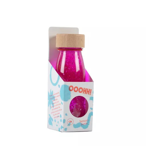 Petit Boum szenzoros játék - Float bottle - Pink