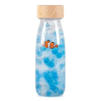Petit Boum szenzoros játék - Sound bottle - bohóchal