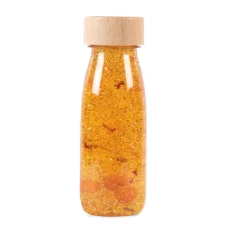 Petit Boum szenzoros játék - Float bottle - Cúrcuma