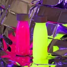 Petit Boum szenzoros játék - Lebegő fluoreszkáló pink