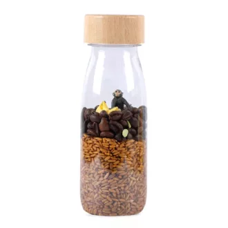 Petit Boum szenzoros játék - Sound bottle - Majom