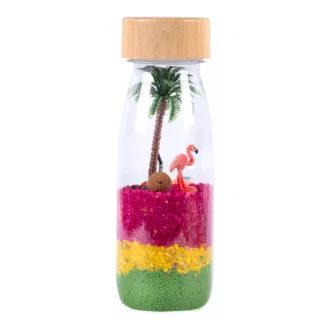 Petit Boum szenzoros játék - Spy bottle - Flamingó