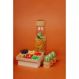 Petit Boum szenzoros játék - Learn bottle - Gyümölcsök