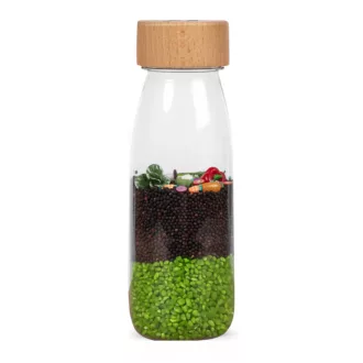 Petit Boum szenzoros játék - Learn bottle - Zöldségek
