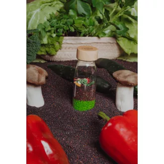 Petit Boum szenzoros játék - Learn bottle - Zöldségek
