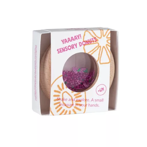 Petit Boum szenzoros játék - Sensory Donut - Szőlő