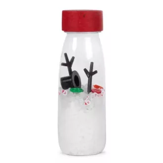 Petit Boum szenzoros játék - Sound bottle - Hóember