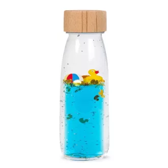 Petit Boum szenzoros játék - Move bottle - Kacsa