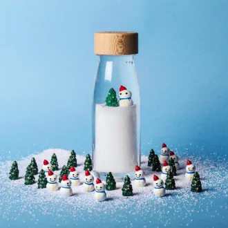 Petit Boum szenzoros játék - Move bottle - Hóesés