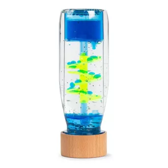 Petit Boum szenzoros játék - Move bottle - Kék örvény