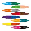 Djeco Zsírkréta készlet - 8 duplavégű zsírkréta - 8 twins crayons