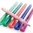 Djeco Filctoll készlet - Csillám fílctoll 6 színben - 6 glitter markers - sweet