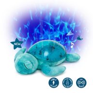   Cloud B zenélő projektorors éjjeli fény sírásérzékelővel - teknős Aqua