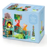   Djeco Toronyépítő - Maxi, szavannai állatok - Maxi Topanijungle