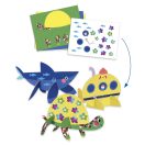Djeco Kreatív műhely - 6 technika 1 dobozban - Tengeri örömök - Seaside delights