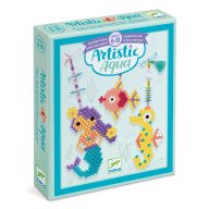   Djeco Artistic Aqua - Vizes gyöngykirakó képkészítő - Tengervarázs - Sea charm