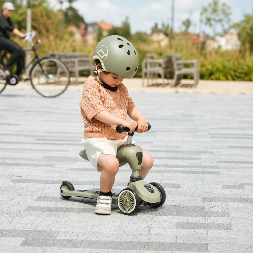 Scoot and Ride Highwaykick1. 2 in 1 kismotor/roller Olive
