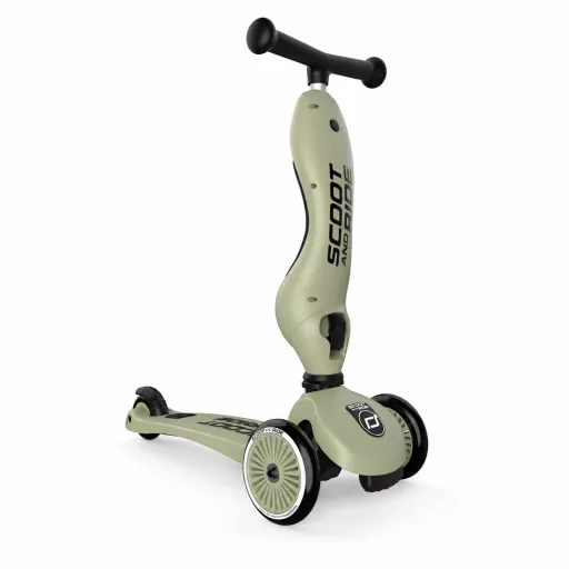Scoot and Ride Highwaykick1. 2 in 1 kismotor/roller Olive