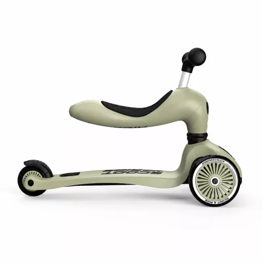 Scoot and Ride Highwaykick1. 2 in 1 kismotor/roller Olive