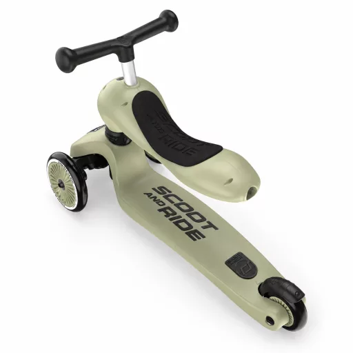 Scoot and Ride Highwaykick1. 2 in 1 kismotor/roller Olive