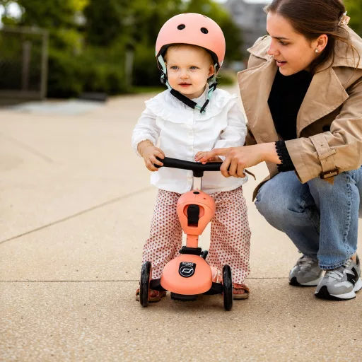 Scoot and Ride Highwaykick1. 2 in 1 kismotor/roller PEACH