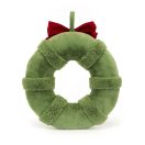 Jellycat plüss - Vidám karácsonyi ajtódísz piros