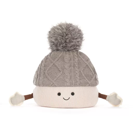 Jellycat plüss - Mosolygós bojtos sapka - Amuseables Pomilly