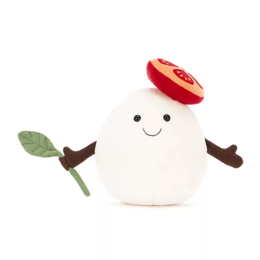 Jellycat plüss - Mosolygós mozzarella - Amuseables Mozzarella