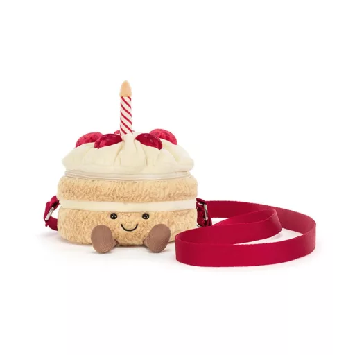 Jellycat plüss - Mosolygós Születésnapi torta táska