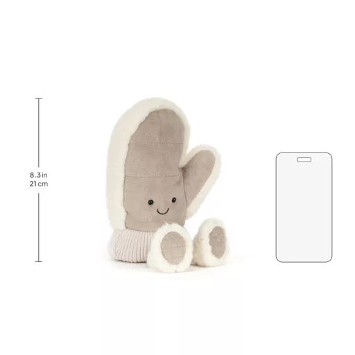 Jellycat plüss - Mosolygós ujjatlan kesztyű - Amuseables Fitswell Mitten