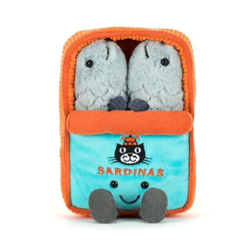 Jellycat plüss - Mosolygós szardíniakonzerv - Amuseables Sardine Tin