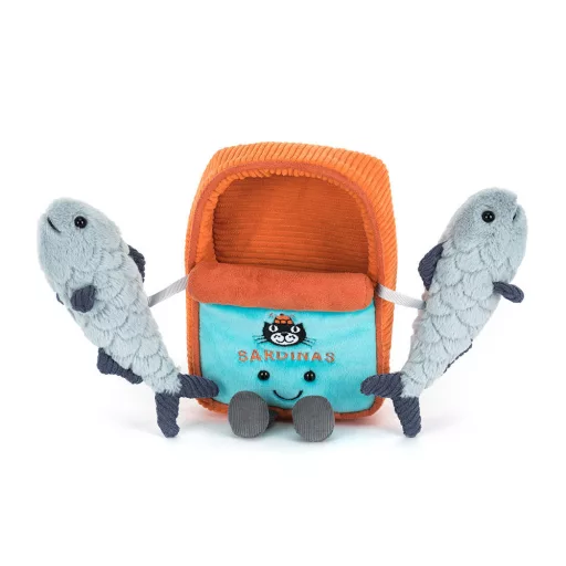 Jellycat plüss - Mosolygós szardíniakonzerv - Amuseables Sardine Tin