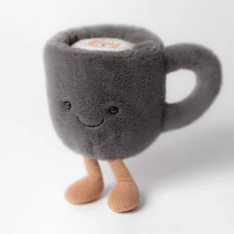 Jellycat plüss - Mosolygós kávéscsésze - Amuseables Coffee Cup