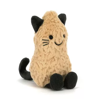   Jellycat plüss - Mosolygós földimogyoró cicajelmezben - Amuseables Peanut Cat