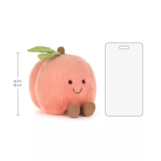 Jellycat plüss - Mosolygós barack - Amuseables Peach