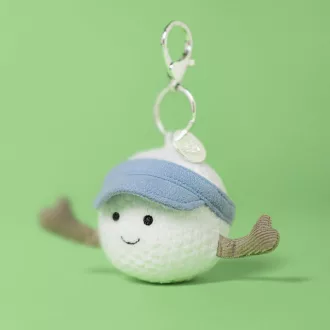 Jellycat plüss kulcstartó - Golf labda