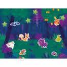 Sötétben világító matricacsomag 200 db-os Auzou