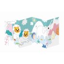 Oroszlános 3 az-1-ben zsírkréta készlet kiszínezhető poszterrel, 12 db-os Avenir