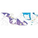 Építs és rajzolj fejlesztő kreatív zsírkréta készlet, Világűr Avenir