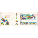 Építs és rajzolj fejlesztő kreatív zsírkréta készlet, Építmények Avenir