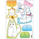 Kreatív színező készlet méhviasz krétával, 4 évszak Avenir