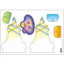 Kreatív színező készlet méhviasz krétával, Piknikezés Avenir