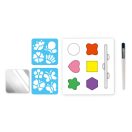 Arcfestő készlet stencillel, Természet Avenir